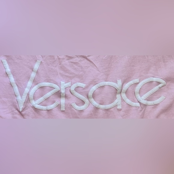 Fun pink and white crew neck tee shirt - Picture 3 of 9